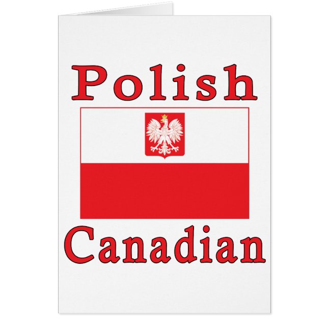 Polish Canadian Falcon Flag (Front)