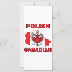 Polish Canadian Flag Canada Map