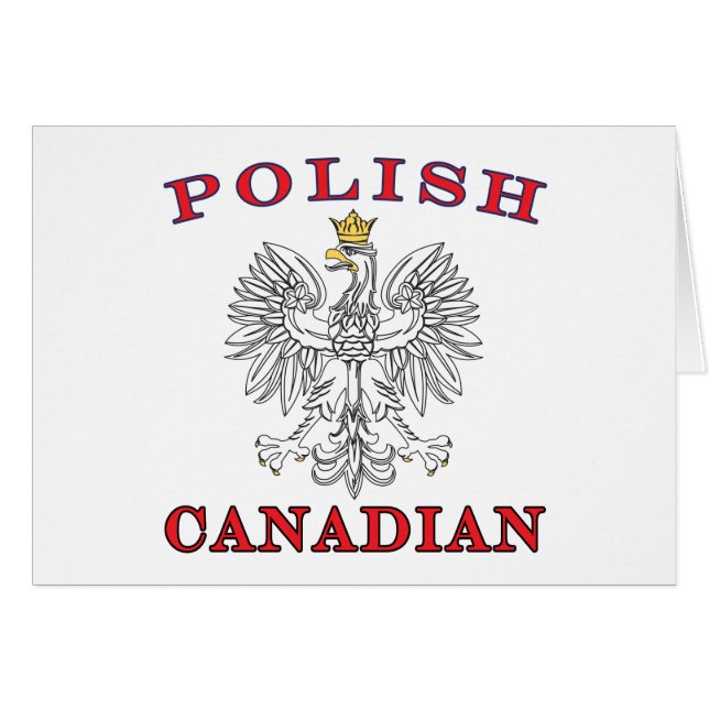 Polish Canadian White Eagle (Front Horizontal)