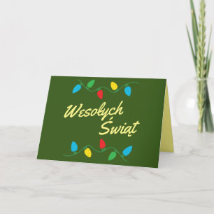 Polish Christmas Card Boże Narodzenie w Polsce