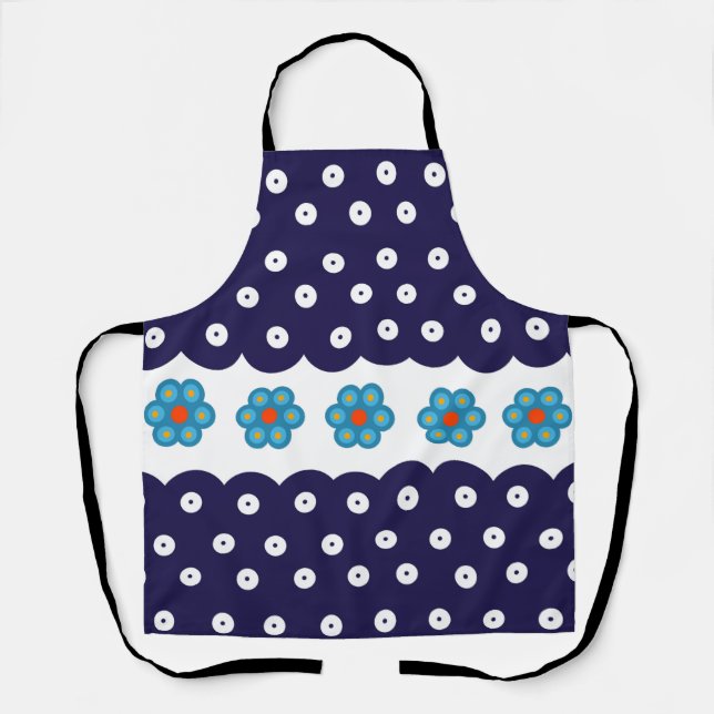 Polish design of traditional ceramics apron (Front)