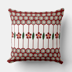Polish design of traditional ceramics throw pillow