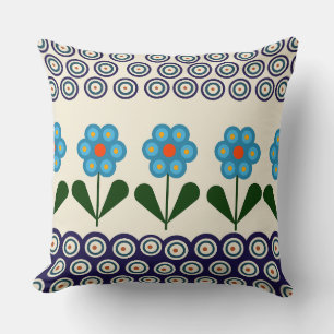 Polish design of traditional ceramics throw pillow