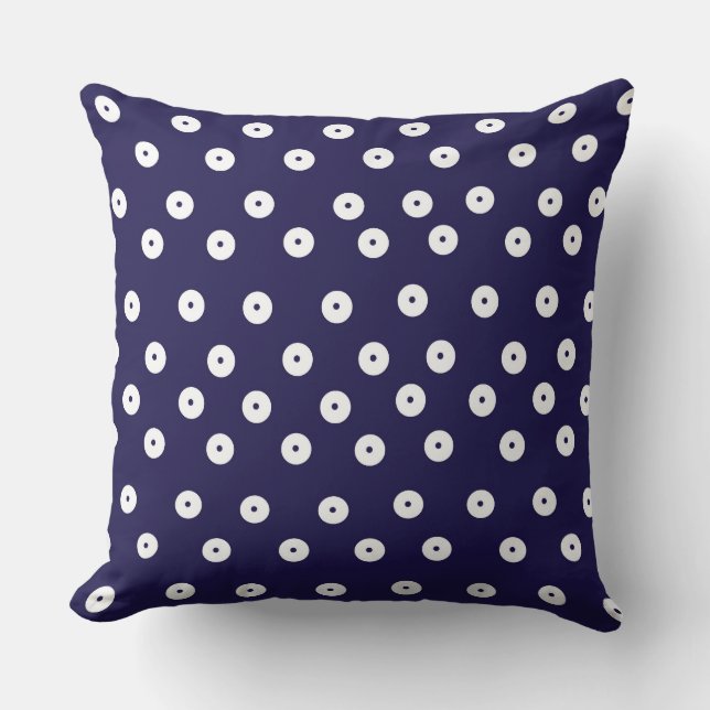 Polish design of traditional ceramics throw pillow (Front)
