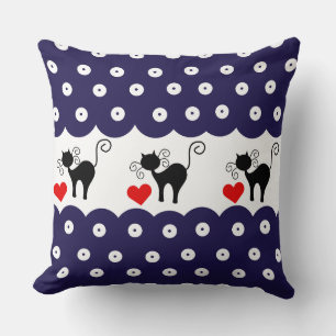 Polish design of traditional ceramics throw pillow
