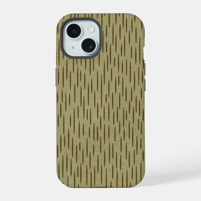 Polish Deszczyk Raindrop Camo Classic Pattern iPhone 15 Case (Back)