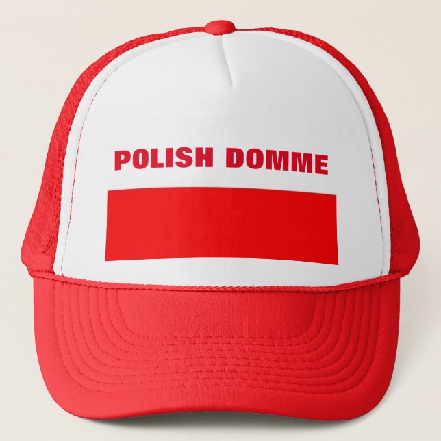 POLISH DOMME TRUCKER HAT (Front)