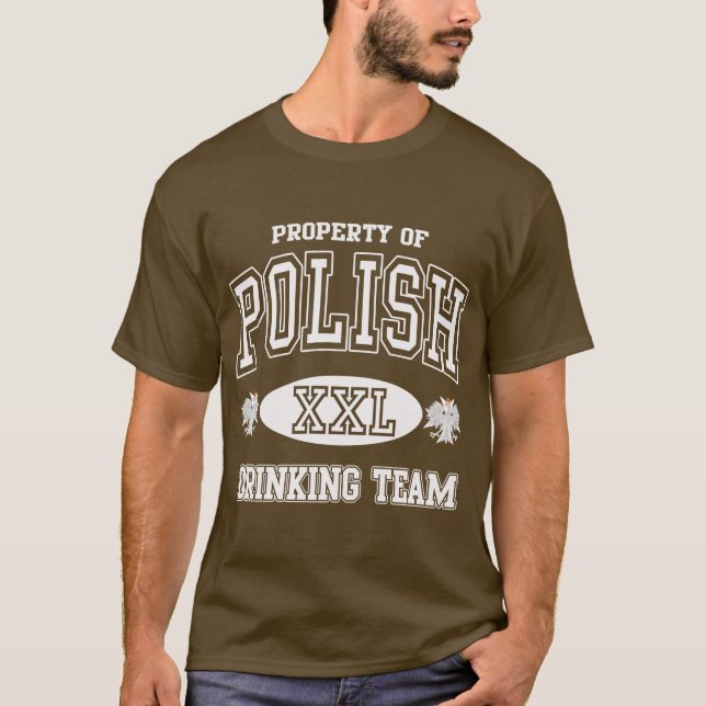 Polish Drinking Team T-Shirt (Front)