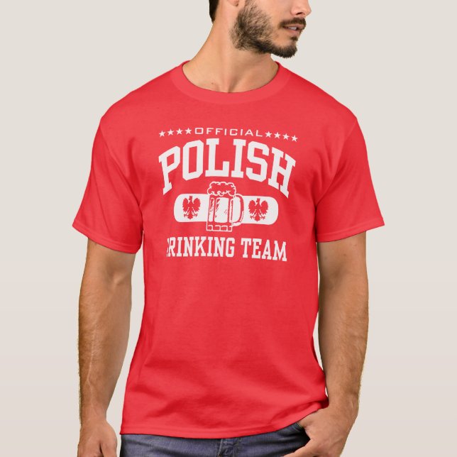 Polish Drinking Team T-Shirt (Front)