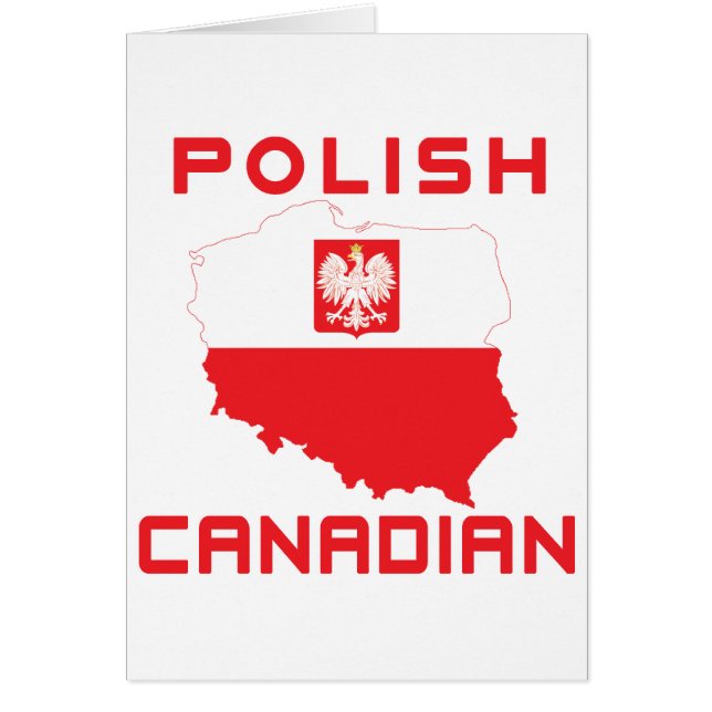 Polish Eagle Canadian Map (Front)