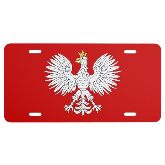 Polish Poland Eagle Emblem Coat of Arms metal pin commemorative badge Flag 