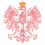 Polish Eagle Outlined In Red Photo Sculpture Ornament<br><div class="desc">Polish Eagle Outlined In Red</div>