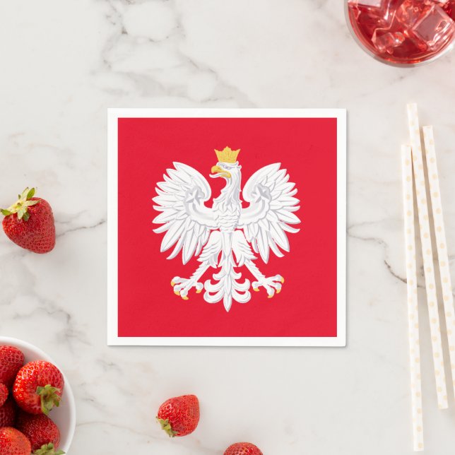 Polish Eagle Paper Napkin (Insitu)