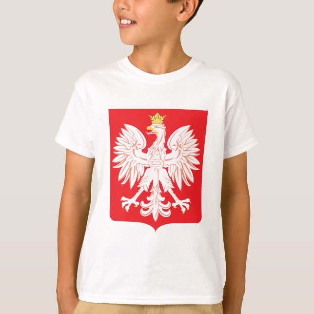 Polish Eagle Red Shield T-Shirt (Front)