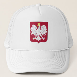 Polish Eagle Red Shield Trucker Hat