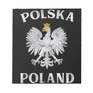 Polish Eagle T Poland Coat Of Arms Polska Notepad