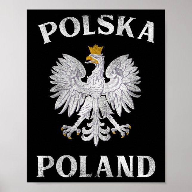 Polish Eagle T Poland Coat Of Arms Polska Poster (Front)