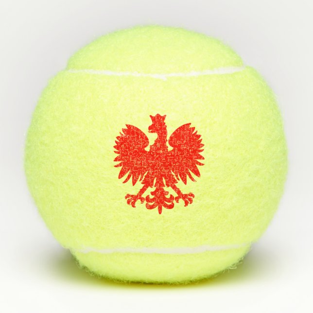 Polish Eagle Tennis Balls (Front)