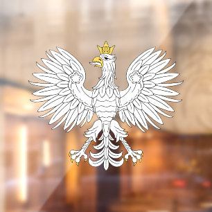Polish Eagle Window Cling