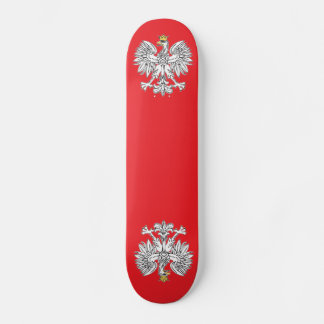 Polish Eagle With Gold Crown Skateboard