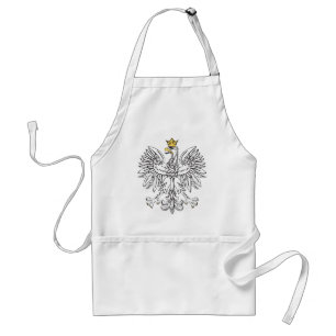 Polish Eagle With Gold Crown Standard Apron