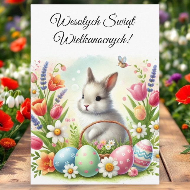 Polish Easter Greetings Wesolych Swiat Invitation (Creator Uploaded)