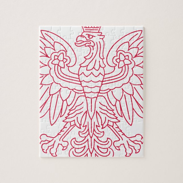 Polish Emblem - Poland Shield - Polska Herb Polski Jigsaw Puzzle (Vertical)