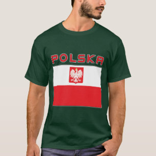 Polish Falcon Flag With Polska T-Shirt