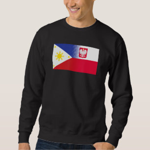 Polish Filipino Flag Poland Philippines Polipino Sweatshirt