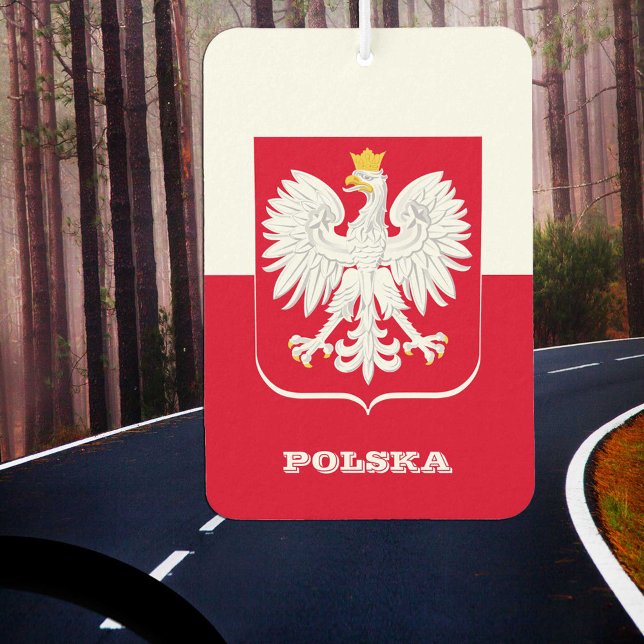 Polish Flag Car Air Freshener, Poland Freshener (Creator Uploaded)