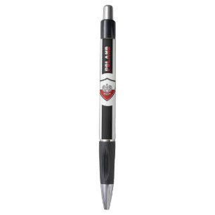 Polish flag-coat arms pen