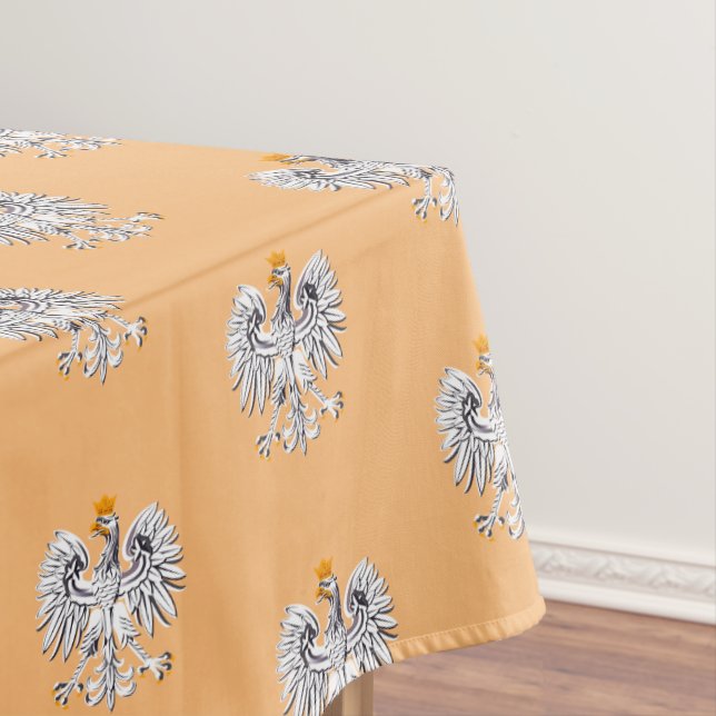 Polish Flag Eagle & Poland dining tablecloth (In Situ)