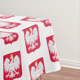Polish Flag Eagle & Poland dining tablecloth