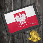 Polish flag fashion, Poland patriots / sports Trifold Wallet<br><div class="desc">WALLETS: Poland & Polish Flag fashion - love my country,  travel gifts,  grandpa birthday,  national patriots / sports fans</div>