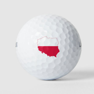 Polish Flag Golf Balls