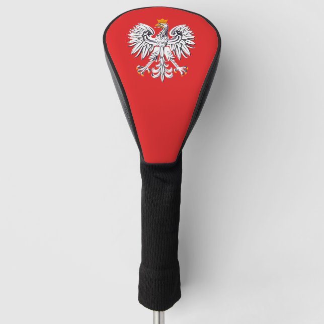 Polish Flag & Golf Poland sport Covers /clubs (Front)
