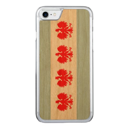 Polish Flag of Chicago Carved iPhone 8/7 Case