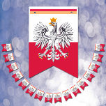 Polish Flag & Party Poland Eagle Banners /Weddings<br><div class="desc">Bunting / Party Flags: Poland & Eagle,  Polish Flag party fashion - weddings,  birhday,  celebrations - love my country,  travel,  national patriots / sports fans</div>