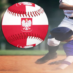 Polish Flag & Poland sports / Herb Baseball Balls