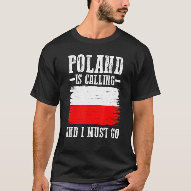 Polish Flag Poland T-Shirt (Front)