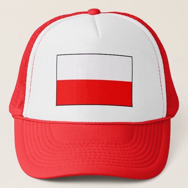 Polish Flag Trucker Hat (Front)