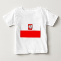 Polish Flag With Eagle