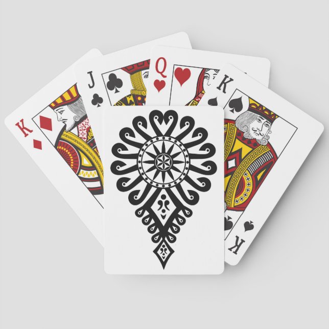 Polish folk art - Parzenica Playing Cards (Back)