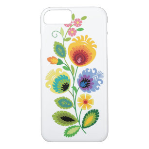 Polish Folk Flowers Yellow Case-Mate iPhone Case