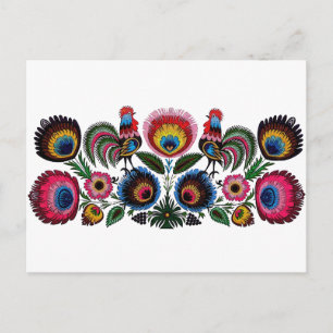 Polish Folk Postcard