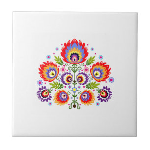 polish folk tile