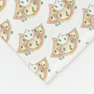 Polish Food Pierogi Dumplings Slovakian Pierogies Fleece Blanket