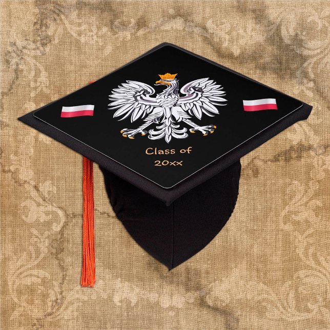 Polish Graduate & Poland students / University Graduation Cap Topper (Creator Uploaded)