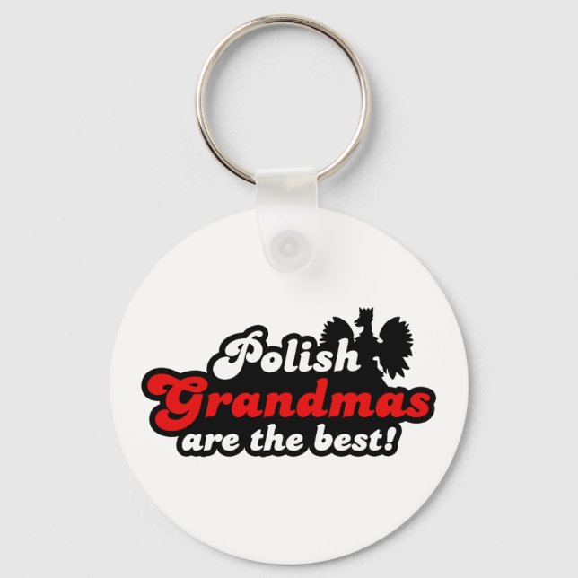 Polish Grandmas Keychain (Front)