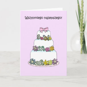 Polish Happy Birthday Wszystkiego Najlepszego Card